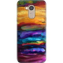 Grabono General Mobile Gm 8 Uyumlu Kılıf Desenli Silikon Renkli Tpu Uv Sulu Boya