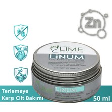 Podo Lime Kozmetik Linum Zinc Cream - Ter ve Koku Karşıtı Bakım Kremi – 50 ml