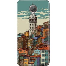 Grabono General Mobile Gm 5 Plus Kılıf Desenli Trend Silikon Galata