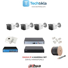 Dahua Ip 4 Kameralı Set ( HDD Hariç )