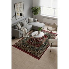 Lugmo Makina Halısı Saçaklı Kaymaz Taban Halı 2x3 Metre