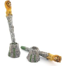 Polyester Aslan Figürlü Tükenmez Kalem