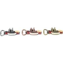 Metal Istanbul Temalı Yöresel Magnet Açacak Model 3