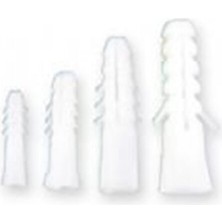 Ayder Plastik Duvar Dübeli Beyaz Q 6  25 Adet