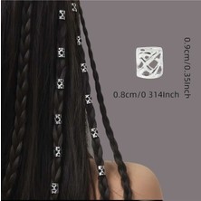 Bacoss Bohem Saç Halkası Saç Küpesi Kafes Model 10 Lu Hair Charms ( BC-1036 )