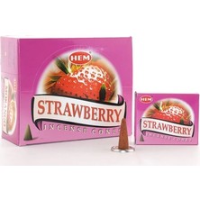 Lowell Home Strawberry Aromalı Konik Tütsü