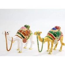 Swarovski Taşlı Tekli Deve Figürü Model 4