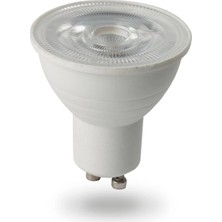 Noas YL91 0706 M 7W Mercekli LED Çanak Ampül Amber GU10 Duy