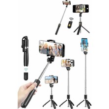 Lowell Home Cep Telefonu Tripod Standı Manyetik Selfie Sopa Bluetooth Uzaktan Kumandalı