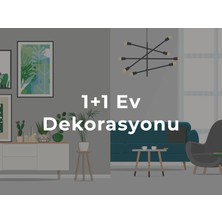 Evimitasarla 1+1 Ev Dekorasyonu Tasarım Paketi
