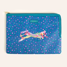 Zsa Zsa Zsu Meılın Pvc Laptop Çantası 15" Koyu Yeşil