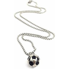 Herşey Nota Futbol Topu Kolye Paslanmaz Çelik