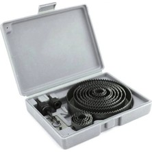 Lowell Home 16 Parça Karbon Çelik-Panç-Delik Açma Testere Seti