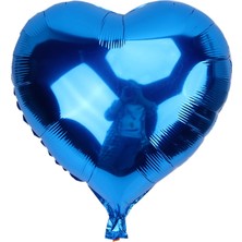 Kalp Balon Folyo Mavi 45 cm 18 Inç