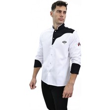 Isim Nakış Hediyeli Garni Şef Ceket Aşçı Kıyafeti Chef Aşçı Forması