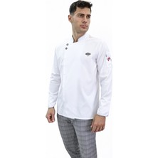 Çift Düğmeli Şef Ceket Aşçı Kıyafeti Chef Aşçı Forması