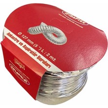 Seçkin Trend Aspilatör Borusu Telli 127 mm 2 Metre