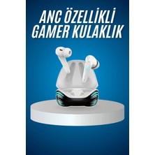 Oyuncu Kulaklığı Mikrofonlu Gürültü Engelleme Gecikme Önleyici Bluetooth Kulaklık