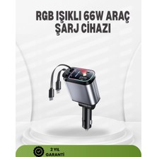 Lowell Home Ford, Opel, Volvo, Skoda Araçlar Için 66W Çoklu Hızlı Şarj Cihazı