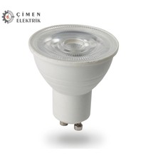 Noas YL91 0707 M Mercekli 7W LED Çanak Ampül 4000K GU10 Duy