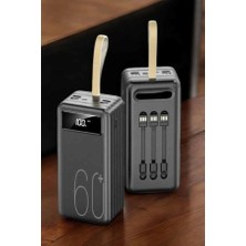 Lowell Home Powerbank 60.000 Mah 4 Portlu Uzun Şarj Süreli Dijital Göstergeli