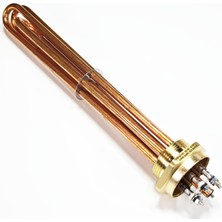 Sern Bakır 1 1/2'' (1,5 Inç) Trifaze Kafa Isıtıcı Rezistans 30CM 7,5kw 380V