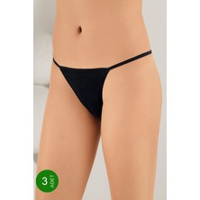 Şahinler Kadın Likralı 6 Adet Tanga String 3044