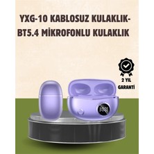 Lowell Home YXG10 Kablosuz Kulaklık – Bluetooth 5.4, Dokunmatik, LED Ekranlı Şarj Kutusu