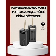 4 Çıkışlı Hızlı Şarj Destekli Powerbank