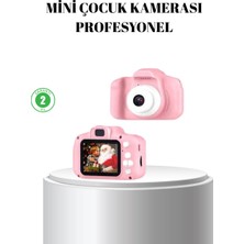 Lowell Home Pembe Mini 1080P Hd Çocuk Kamera – 8mp, Video Kaydı,tf Kart Destekli