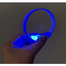 Lowell Home 3 Modlu Pilli LED Işıklı Esnek Parti Bilekliği Mavi