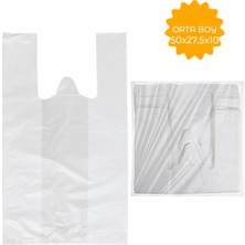 Bar- Pack Atlet Poşet Beyaz 1 kg Orta Boy