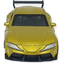 Çek Bırak Metal Küçük Arabalar 8 cm - 6411A-13 - Altın (Lisinya)