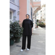 Nisum Moda Şerit Detaylı Modal Takım