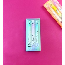 Giftmoda Çift Taraflı Kedi Pati Desenli Roller Kalem Seti