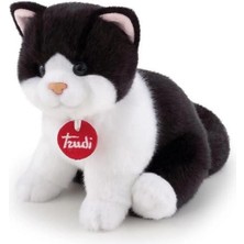 Lowell Home Trudi Peluş Siyah Beyaz Kedi 20 cm