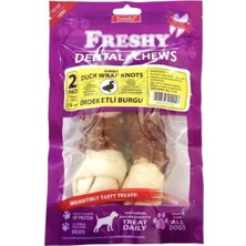 Freshy Jumbo Duck Wrap Knots Ördek Etli Burgu Kemik Köpek Ödülü 15 cm 2 Adet