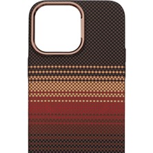 Piyasa Sepeti Pixel Weave Case iPhone 14 Pro Max Ateş Çizgisi