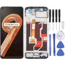 Çelik Pro Realme Uyumlu (RMX3491) Realme 9i Ekran LCD Uyumlu Dokunmatik Full Çıtalı