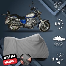 ULTRASHOP Çelik Motor Crown 250   Motosiklet Branda Su Geçirmez Motor Branda