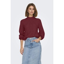 Only Onlkatia Regular Fit Yarım Balıkçı Yaka Örme Kazak Bayan Kazak 15324678