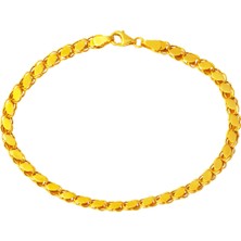 Bilezikci 14 Ayar Altın Pullu Bileklik