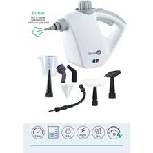 Livenzi JJB-303 El Tipi Buharlı Temizleyici – Beyaz & Gri