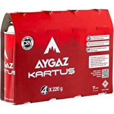 Aygaz Kartuş Crv Bayonet/supaplı 220GR 4'lü Paket