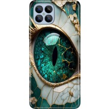 Grabono Omix X600 Kılıf Kılıf Renkli Esnek Silikon Temalı Desenli Tpu Tanrıça Gözü