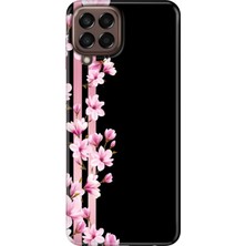 Grabono Samsung Galaxy M33 Kılıf Baskılı Esnek Silikon Kapak Natural