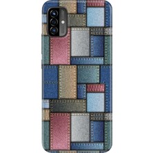 Grabono Reeder P13 Blue Max Pro Lite 2022 Kılıf Desenli Kapak Silikon Cover Jean Pattern