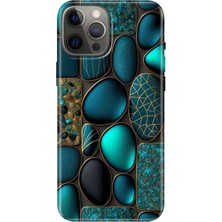 Grabono Apple iPhone 12 Pro Kılıf Tasarım Baskılı Silikon Marble
