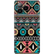 Grabono Omix X7 Kılıf Renkli Özel Temalı Desenli Silikon Tpu Stok Etnik