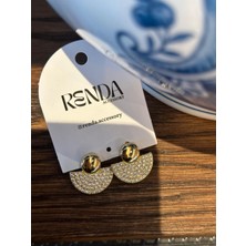 Renda Accessory Yelpaze Küpe